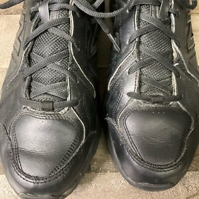 New Balance 619 MX619AB2 Men\'s 14D Black Leather Slip Resistant Walking Shoes New Balance 619 Gray for Sale | Authenticity Guaranteed | eBay main image 2