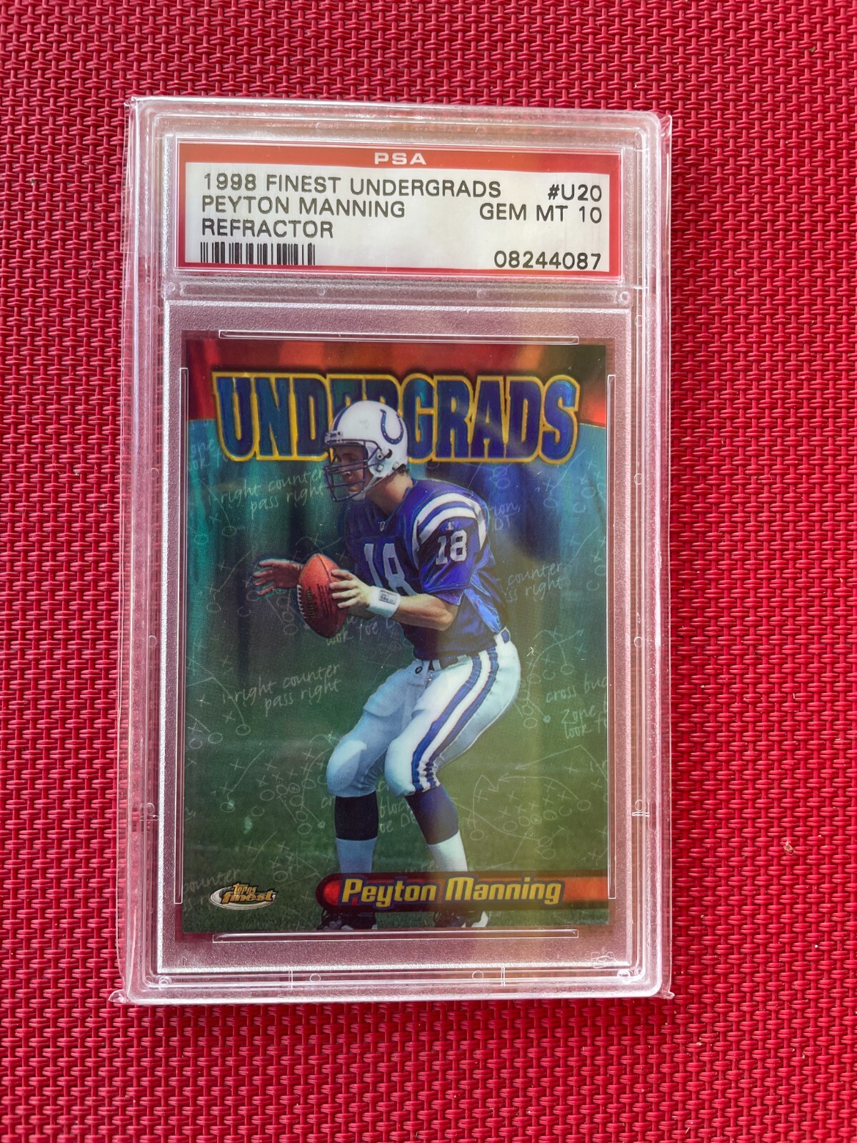 Peyton Manning Finest Undergrads #U20 Refractor