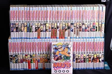 Naruto Vol.1-72  set complete Manga Comics  jump Japanese ver 1day FreeShipping