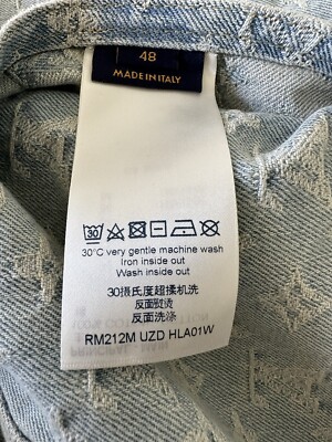 RARE LOUIS VUITTON X NBA Blue Denim Monogram Hoodie ZIP UP LV