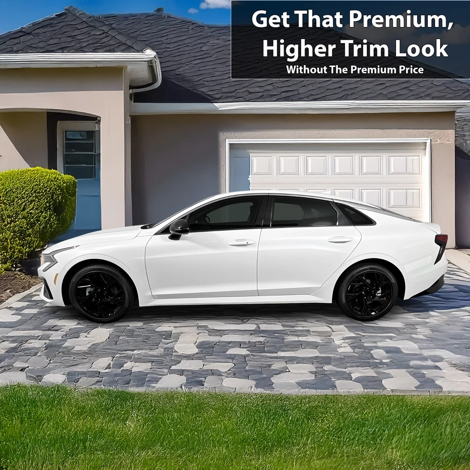 适用于起亚 K5 2025 - 2026 轮圈镀铬删除贴花遮光乙烯基胶片装饰 — 第 2/4 张图片