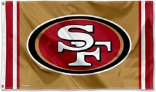 San Francisco 49ers 3x5 ft Flag Banner NFL Football Free Shipping