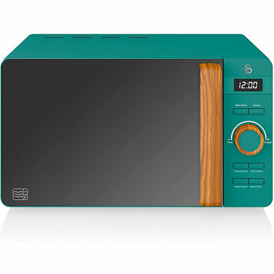 Digitale Mikrowelle 20L Modernes Design Nordic, 6 Betriebsebenen 800W SWAN SM220