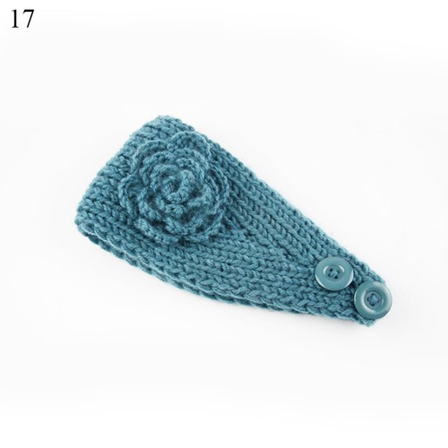 Women's Wide Knitted Crochet Headband Winter Warm Earwarmer Elastic Headwrap C - Picture 29 of 43