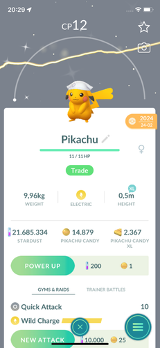 ✨SHINY LEVEL 1 Special Event Costume Pokemon | Registered 20k Dust ONLY✨ - Afbeelding 9 van 16
