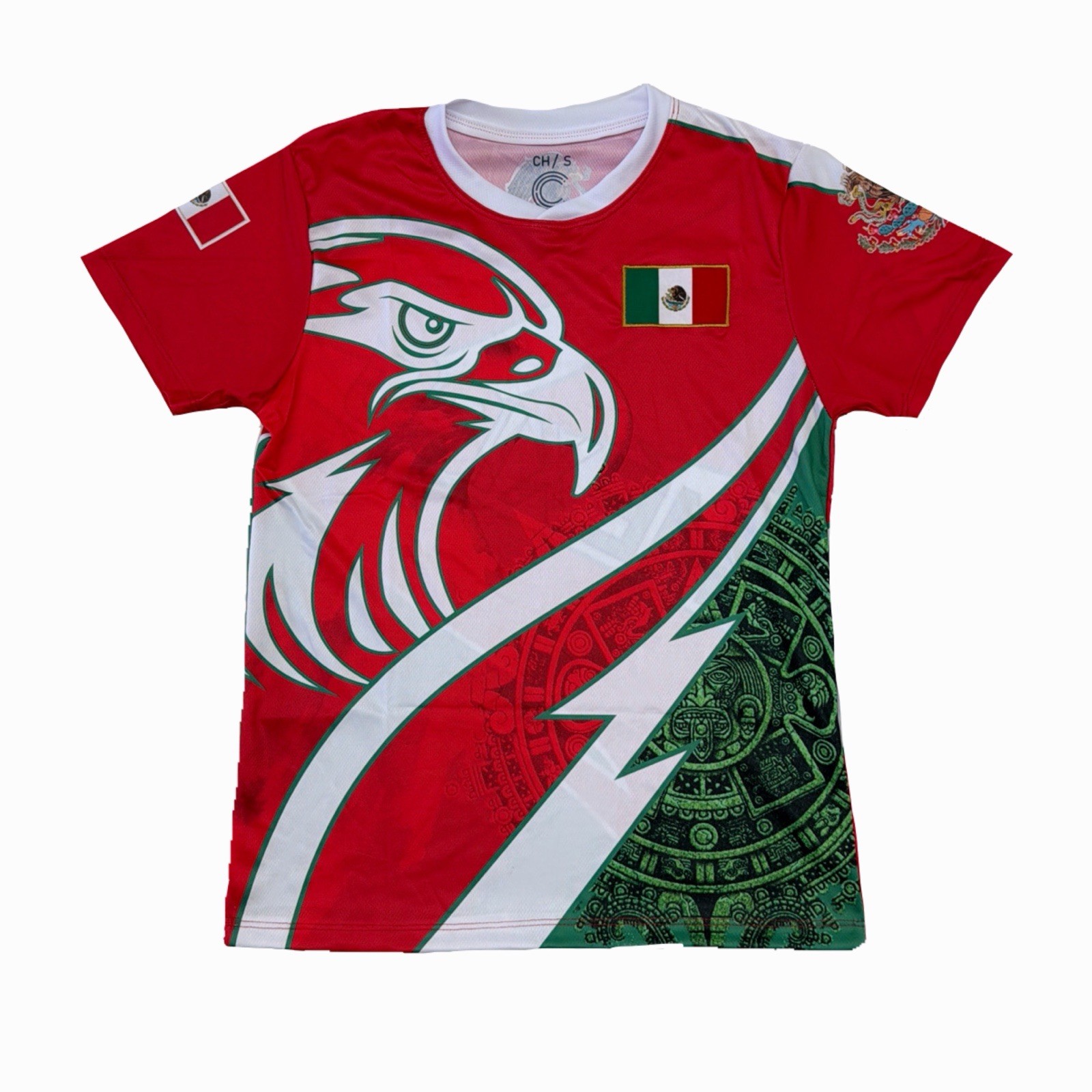 Mexico Jersey Unisex With Eagle In Red color