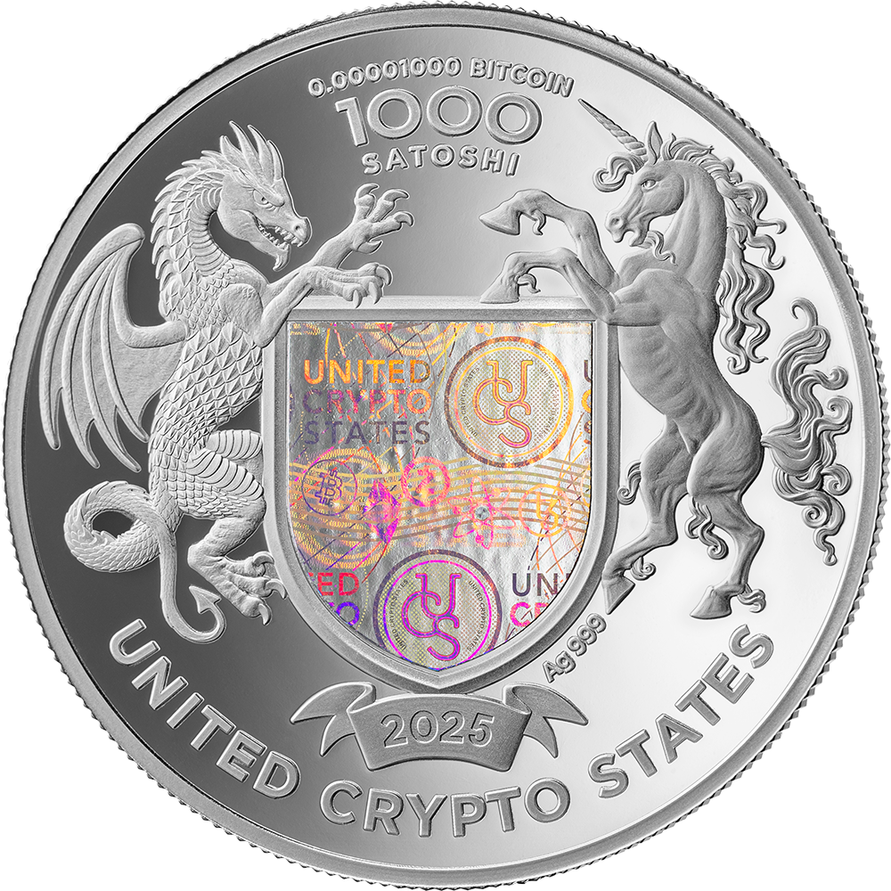 2025 Libertad 1000 Satoshi United Crypto States 1 oz Silver Coin | eBay