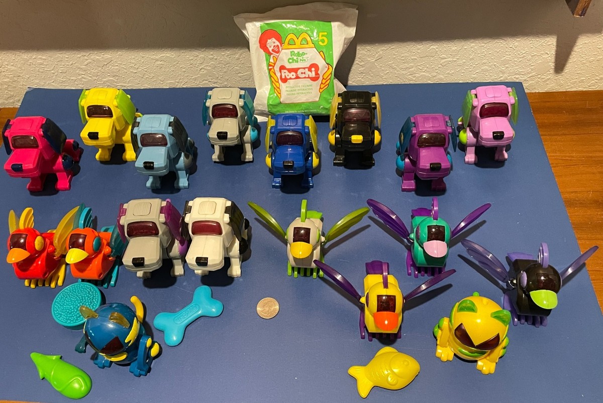 Dog Cat or Bird Robo-Chi Pets 2000 2001 McDonald's Toys - Tiger