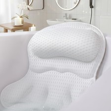 Bath Pillows for Tub, Bath Pillow Luxury Bathtub Pillows for Head and Neck Su...