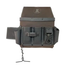 6 Pocket Leather Electrician Tool Pouch
