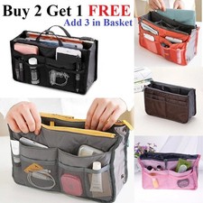 Women Travel Organiser handbag Insert Cosmetic Bag Toiletry Case Makeup Bag