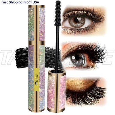 4D Pure Silk Fiber Lash Mascara   Ultra Black Volume & Length Thick Lashes