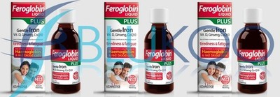 Vitabiotic Feroglobin Plus Liquid - 200ml (3er Pack)