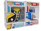 Funko Pop! Marvel Universe - Wolverine #05 and Captain America #06 Lot