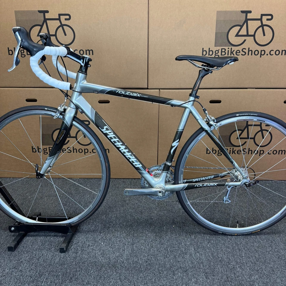 Bicicleta de carretera Specialized Roubaix Expert usada, fibra de carbono - 2006, 54 cm Foto 2 de 4