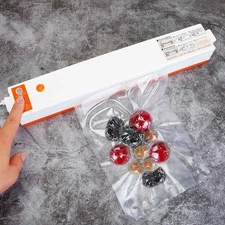 11Pc Compact Food Saver Vacuum Sealer Kit Automatic Machine for Dry Wet Food