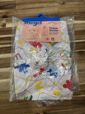 Vintage Riegel Diaper Stacker Multicolor Bears  Blocks Nursery Organizer