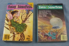 2 Vtg Fantasy & Science Fiction Mags-WJ Williams-Wall Stone Craft/Side Effects/+