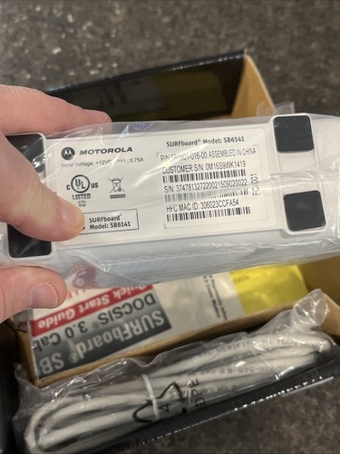 Motorola Cable Modem SB6141, Docsis 3.0, SURFboard Extreme, 8x Faster Open Box🔥 - Picture 11 of 11
