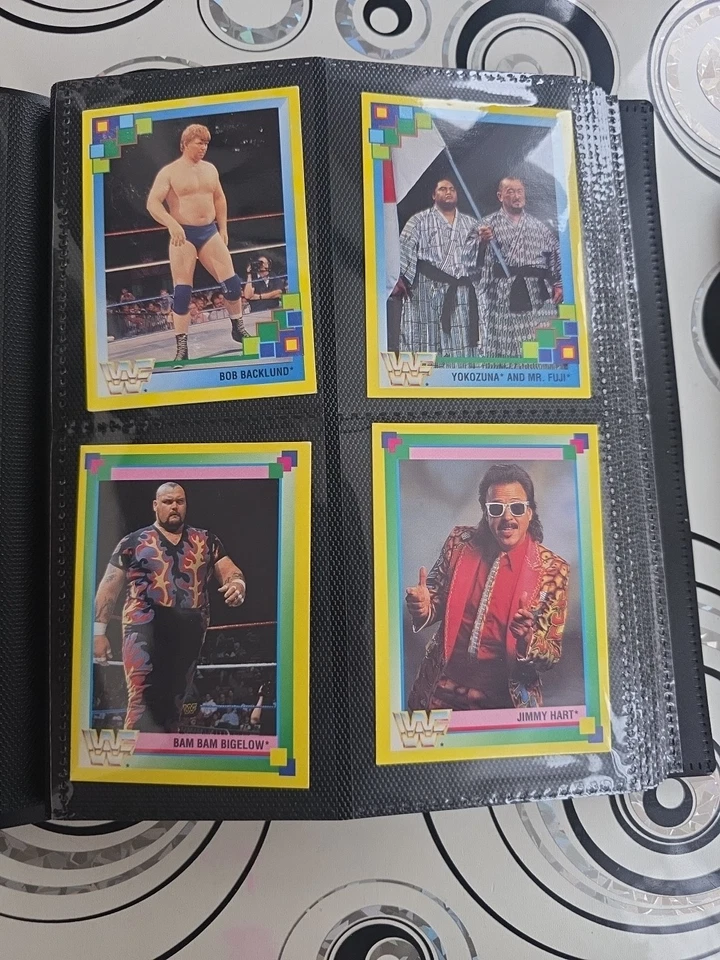 Merlin 1993 WWF Wrestling Trading Cards Complete Set 192 Pieces In Binder  - Image 3 of 4