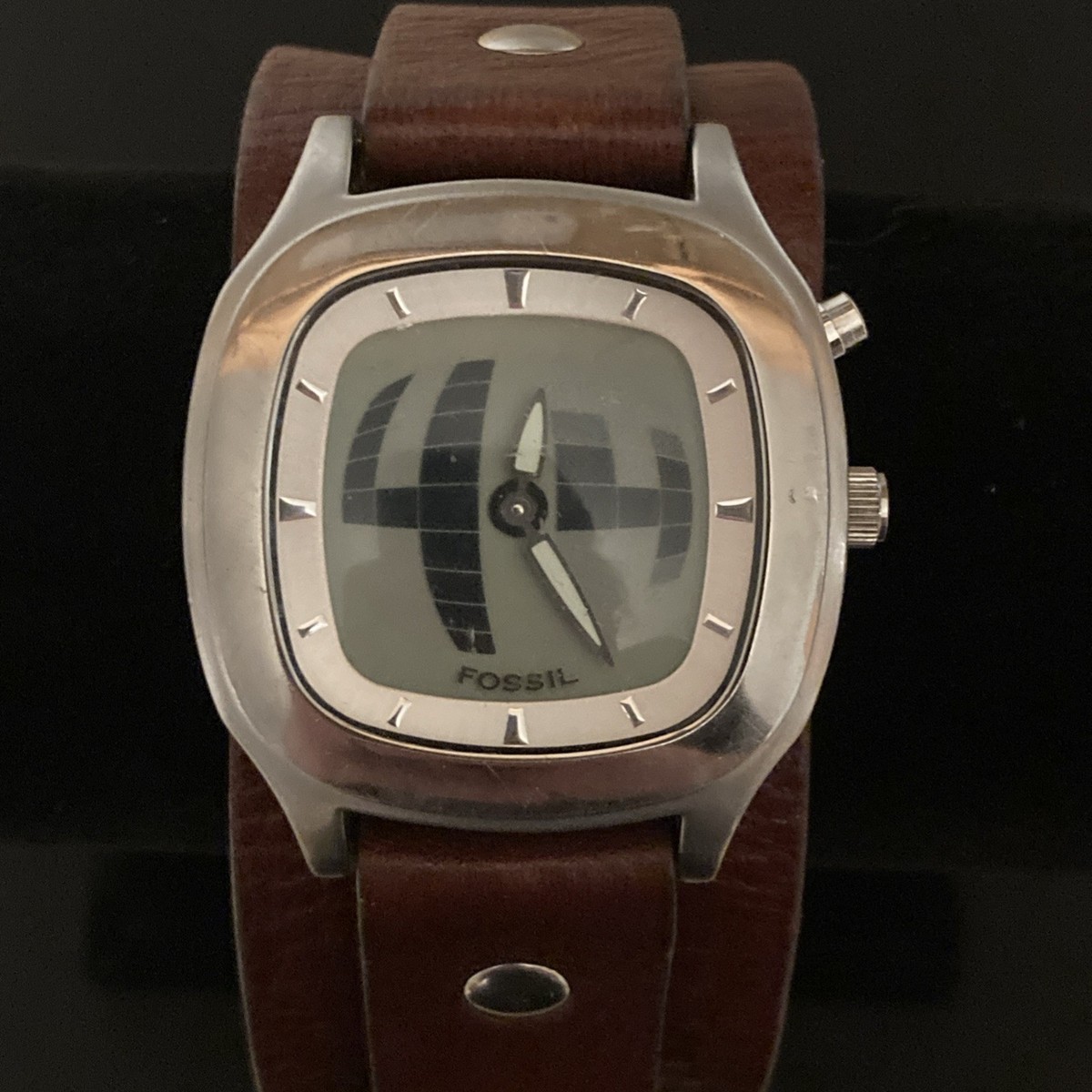 本物 フォッシル FOSSIL BIG TIC JR-8123 腕時計 メンズ Fossil Big Tic Watch JR-8123 Works Great Has New Batteries