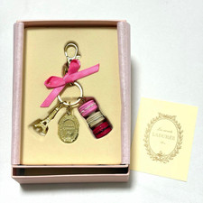 Laduree Paris Portachiavi Anello Borsa Macaron Charm Rosa Autentico
