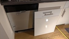 electriQ Series 2 Integrated Dishwasher - D-Rated Black control panel