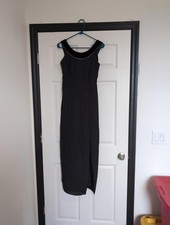 Size 8 vintage black velvet dress