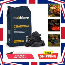 Ecoblaze 10 kg charbon de bois de bosse premium pour barbecue et fours à pizza