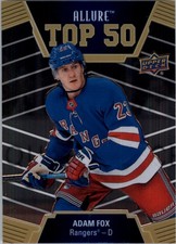 2019-20 Upper Deck Allure Top 50 #T505 Adam Fox - HKY