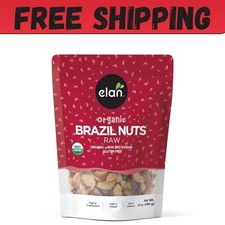 Organic Raw Brazil Nuts Whole No Shell Non-gmo Vegan Gluten-free Kosher 6.5oz