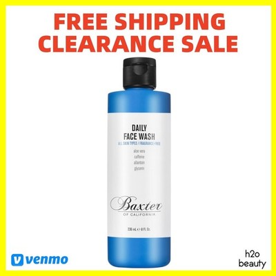 Baxter of California Daily Face Wash EXP08/26 NEW IN BOX FAST FREE SHIP