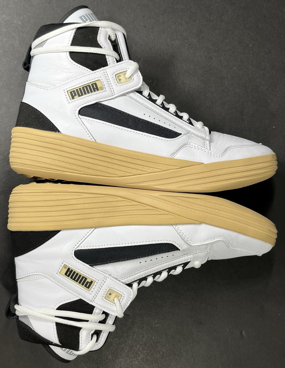 PUMA Kyle Kuzma x RHUDE x Clyde All-Pro Mid White Basketball Shoes