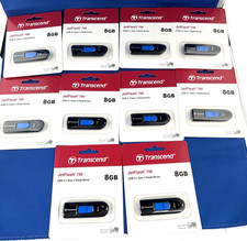 LOT 10 Transcend JetFlash 790 8GB USB 3.1 Flash Drive TS8GJF790K New Sealed