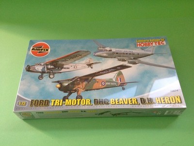 1:72 AIRFIX 08674  Ford TRI-MOTOR, DHC BEAVER, D.H. HERON - seltenes 3er Pack