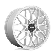 20x10.5 Rotiform R189 Gloss Silver Wheel 5x4.5 40mm