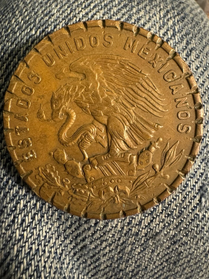 Rare 1968-mo Mexico 20 Centavos - Image 2 of 4