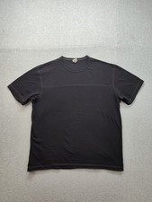 Old Navy Men T Shirt XL Black 100% Cotton Short Sleeve Crew Neck Stitch Casual