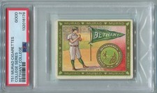 BASEBALL 1910 T51 Murad Cigarette College Series BETHANY COLLEGE PSA 2 CLEAN