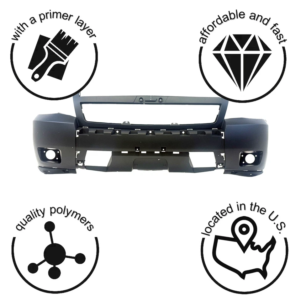 Крышка бампера для 2007 2010 Chevrolet Suburban 1500 2500 Tahoe Avalanche передняя - Изображение 3 из 4