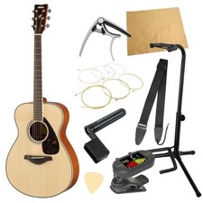 Yamaha FS820 NT Acoustic Guitar Beginner Set 9-Piece Natural