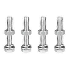M6x35mm Hex Head Screws Bolts, Nuts & Washers Kits, 304 Stainless Steel 4 Sets