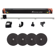 SPG Electric Archery Arrow Saw, DIY Carbon Cutter, Squaring Tool w/ 2 Blades