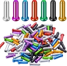 100Pcs Cable Ends Caps Cycling Cable End Crimps Bikes Brake Tips Shifter Cable E