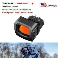 Zulisy OTTER EDC Red Dot Reflex Sight 3 MOA for RMSc 507k Cut G43X MOS Mount