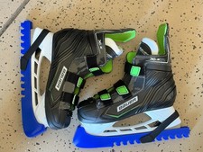 Bauer XLS Youth Ice Hockey Skates Youth Skate Size Y13 GOOD CONDITION USED