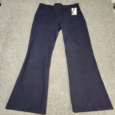 Betabrand Pants Womens Navy Blue XL Petite Dress Yoga Bootcut Work Casual Lounge