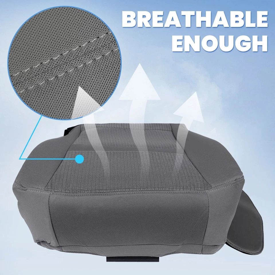 Темно-серый чехол на нижнее сиденье водителя для Dodge Ram 2500 3500 2006-2009 2010 годов выпуска - Изображение 3 из 4