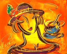 IMPRESSIONIST POTRAIT Abstract Modern CANVAS Original Oil Painting THH