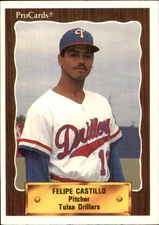 Felipe Castillo 1990 CMC #741 RC Tulsa Drillers FREE SHIPPING AutographDen
